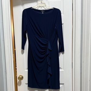 American Living Navy Long Sleeve Dress